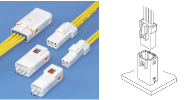 JST 系列名称 JWPF Connector防水连接器图示